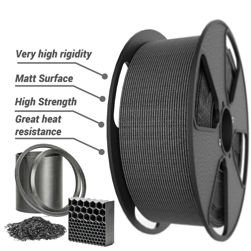 Lightweight and Robust Carbon Fiber PLA 3D Printer Filament